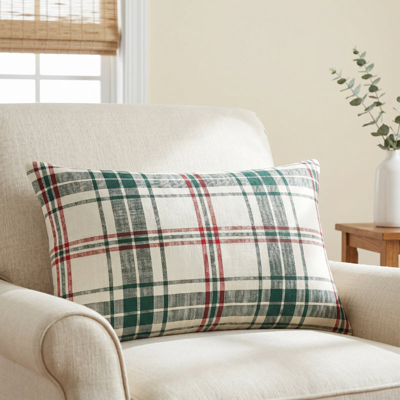 Keta Plaid Pillow Cover