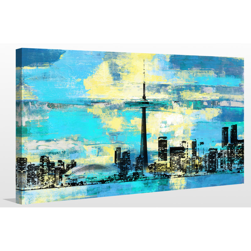 Toronto IV - Print on Canvas, 18" H x 30" W