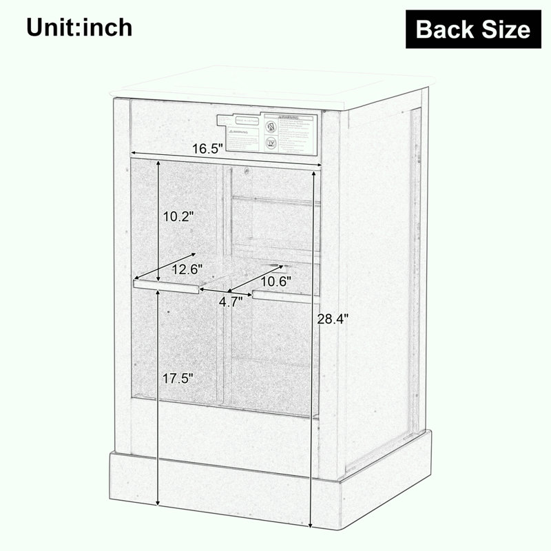 Meuble-lavabo à fermeture en douceur 20 po avec lavabo, rangement et tablette réglable, Noir, noir, noir, noir