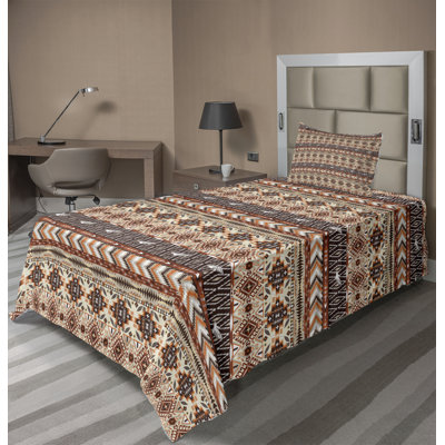 Microfiber Ikat Sheet Set