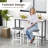 Bernise Upholstered Faux Leather Counter Stool-564196714-564196715