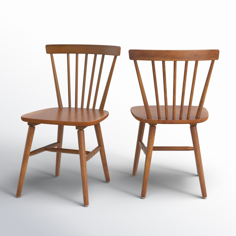 Chaise en bois massif Antoya, Miel