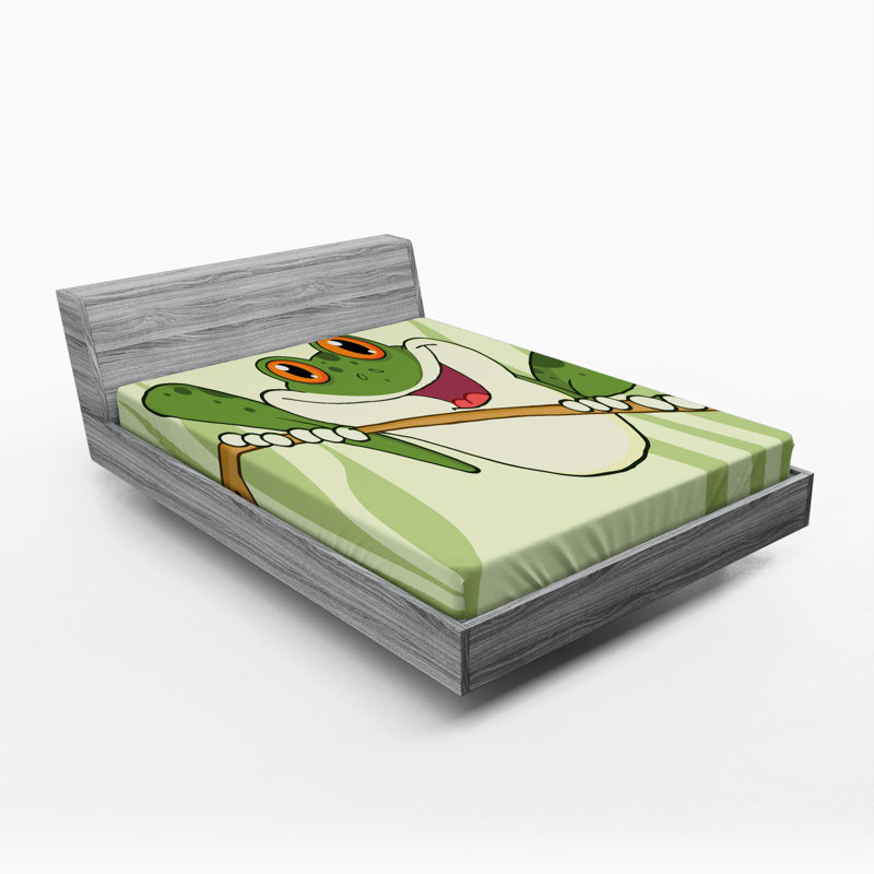 Microfiber Fitted Sheet, Full Fitted Sheet, Green