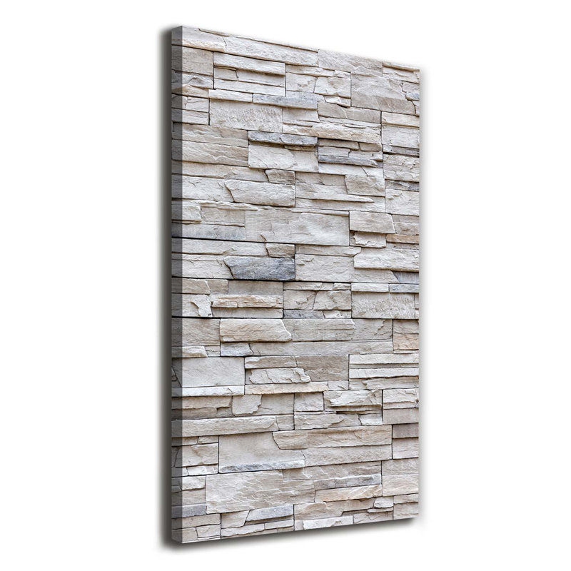 A Stone Wall - Wrapped Canvas Print