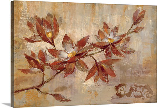 «Copper Branch» par Anieyah, reproduction d'art sur toile, H 24 po x l 36 po x P 1,25 po