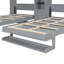 Lits simples escamotables doubles avec armoires et tablettes-622781440