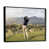 Black Floater Framed