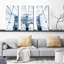 «Brooklyn Bridge 1» par Ppi Studios - ensemble de 3 reproductions d'art sur toiles tendues-488799054