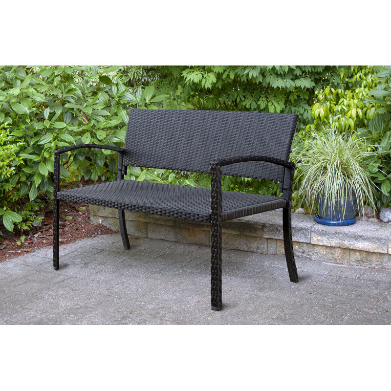 Powder Coated Steel Outdoor Bench