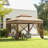 11' X 11' Pop Up Canopy, Outdoor Patio Gazebo Shelter With Removable Zipper Netting