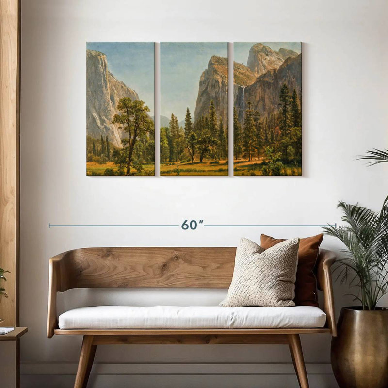 Alvord Bridal Veil Falls, vallée de Yosemite, Californie, H 28 po x l 45 po