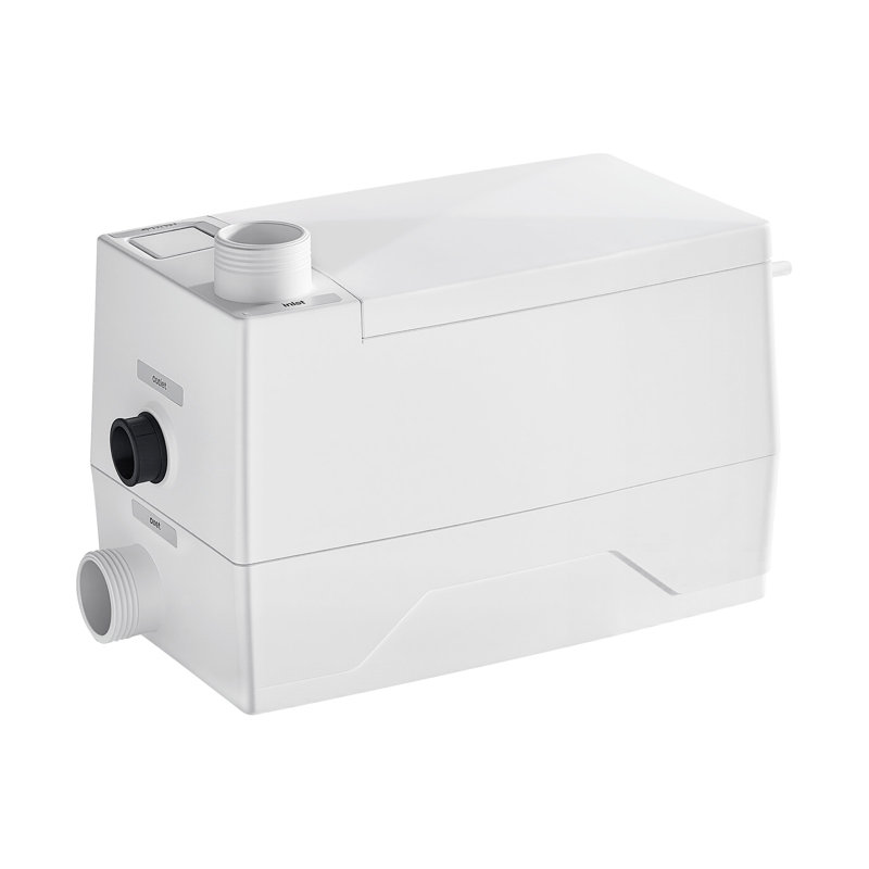 Pompe de vidange utilitaire 350W 7200L / h 26,2 pi / 8 m, évacuation des eaux usées avec 3 entrées, performance portable et puissante, pour le sous-sol, la cuisine, l'évier, la douche, les eaux grises