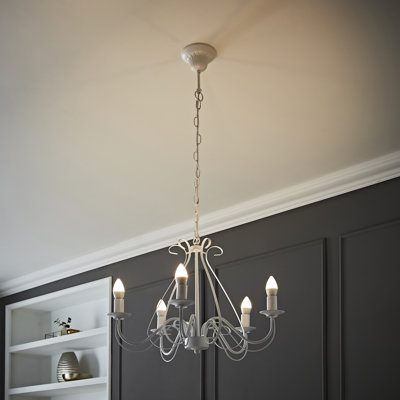 Bermudez 5 - Light Candle Style Chandelier