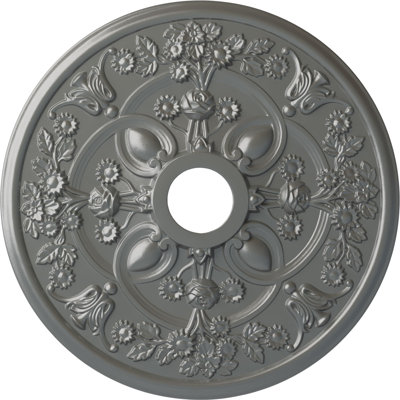 30 médaillons de plafond rosés de 30 7/8 po x 3 5/8 po x P 1 3/8 po (convient aux auvents jusqu'à 5 1/4 po)