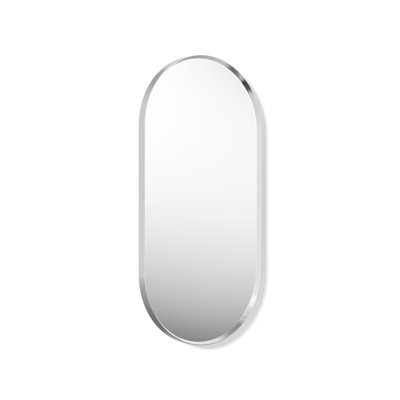 Essential Capsule Wall Mirror, Bathroom/Vanity Mirror with Frame