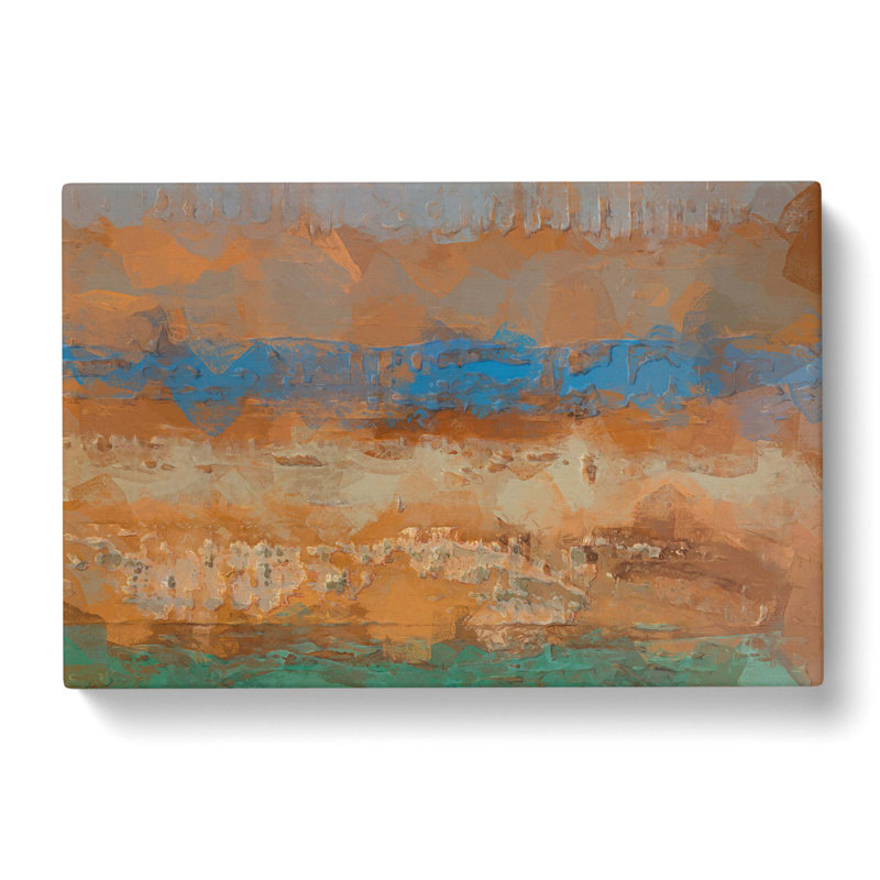 Taking It Easy In Abstract - Wrapped Canvas Print, 50cm H x 76cm W x 3cm D