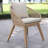Cabo 4 - Person Acacia Wood Patio Dining Set with Round Table , Cushions Included-95387066