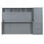 Grand lit escamotable, lit escamotable avec placard et tiroirs-343395820