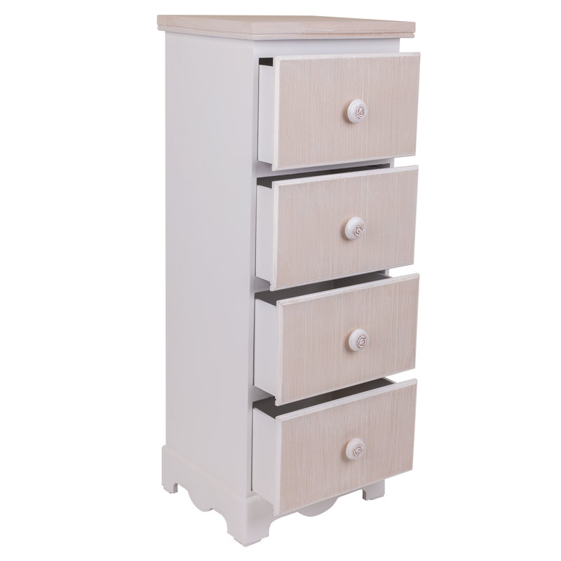 Konstantinia 31cm W Manufactured Wood Bedside Table