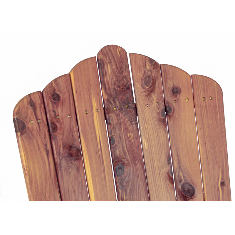 Handcrafted Cedar Stationary Outdoor Chair