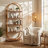 70.8" Modern 5-Tier Arched Bookcase