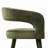Velvet Upholstered Counter Height Bar Stools With Gold Footrest, 24" Kitchen Island Counter Stool-1622008109