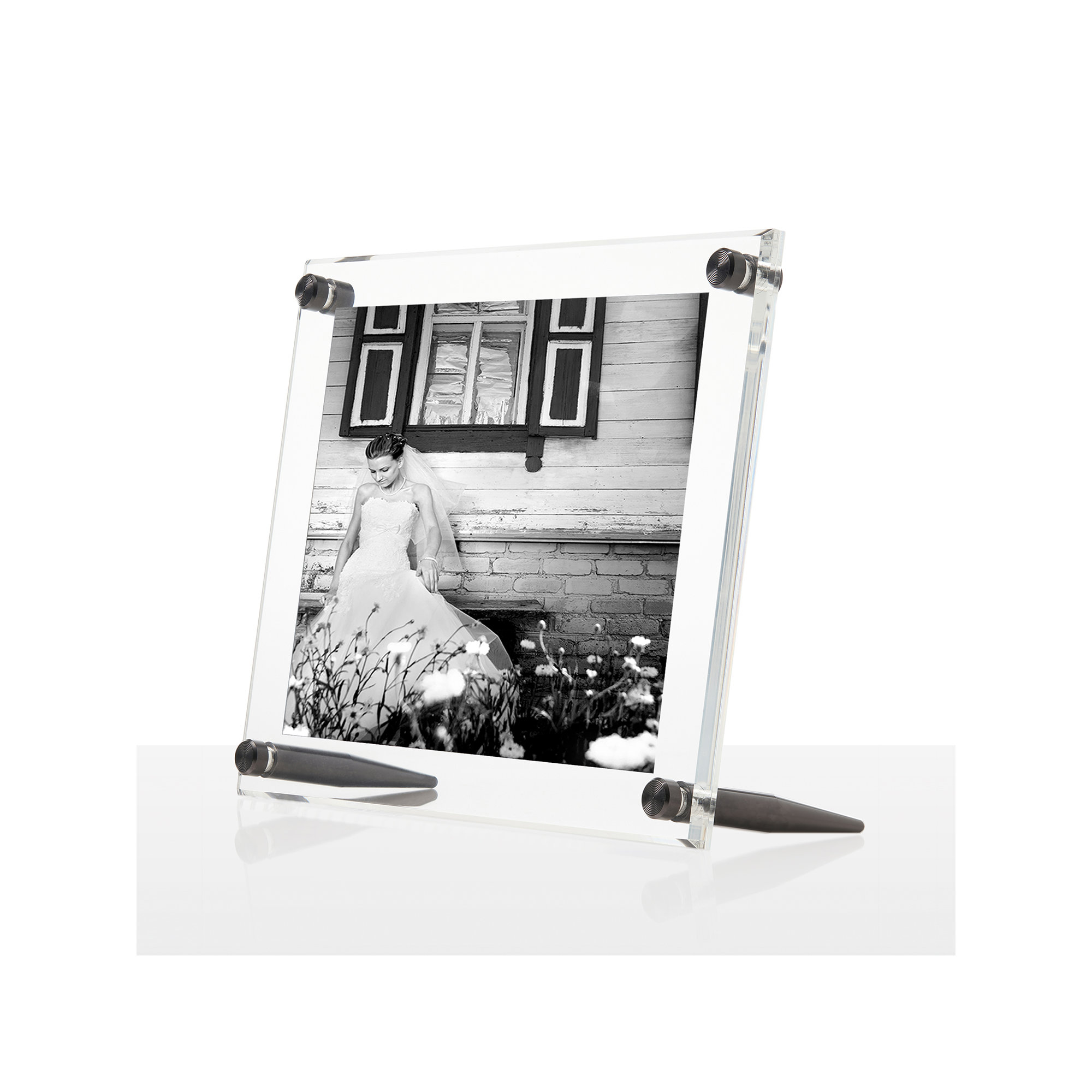 Cateno Picture Frame, Graphite, 4" x 6"