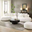 Canapé modulaire rembourré en L avec repose-pieds et 6 coussins Westin-462278440-466842206