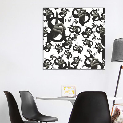 Shh All Over by Ali Gulec - Wrapped Canvas Gallery-Wrapped Canvas Giclée