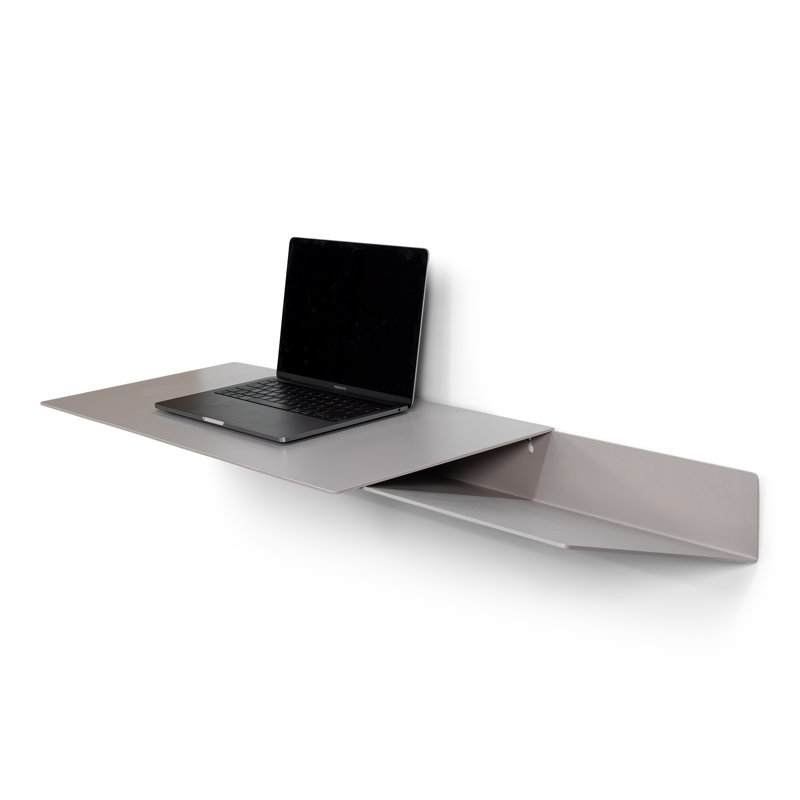 DRIFT Adjustable Steel Floating Desk, Grey