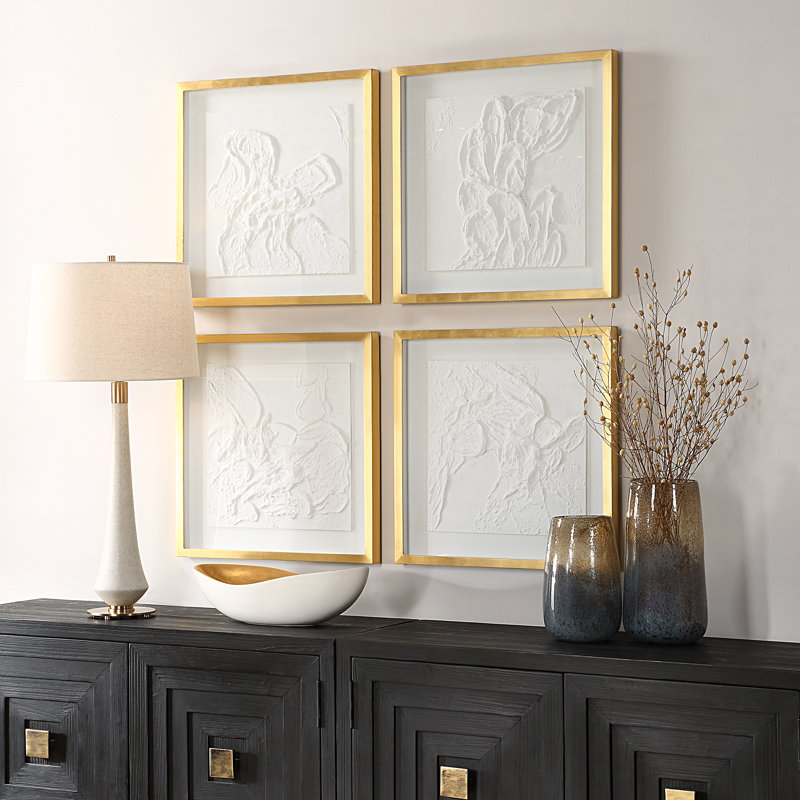 Uttermost Fourfold Framed Prints Set