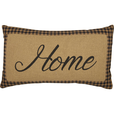 Farmhouse Star Cotton Reversible Throw Pillow