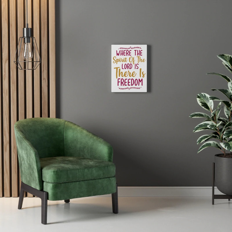 There Is Freedom - Wrapped Canvas Print, 41cm H x 30cm W