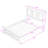 Vintage Wood Platform Bed with Headboard-1104143657-1104143658