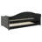 Grey Upholstered Twin Daybed With Trundle