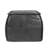 Full-Grain Genuine Leather Square Pouf With Patchwork Design-961048763