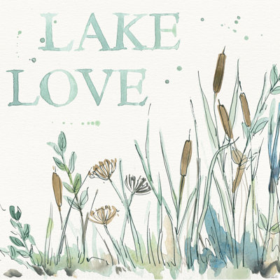 Lakehouse VI by Anne Tavoletti - Wrapped Canvas Print