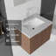 Meuble-lavabo flottant 24 po avec lavabo et porte à fermeture en douceur 24 po-133585870-133585874