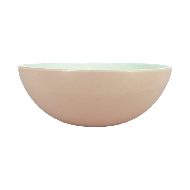 Bol à céréales en porcelaine 20 oz Canvas Home Procida, Rose