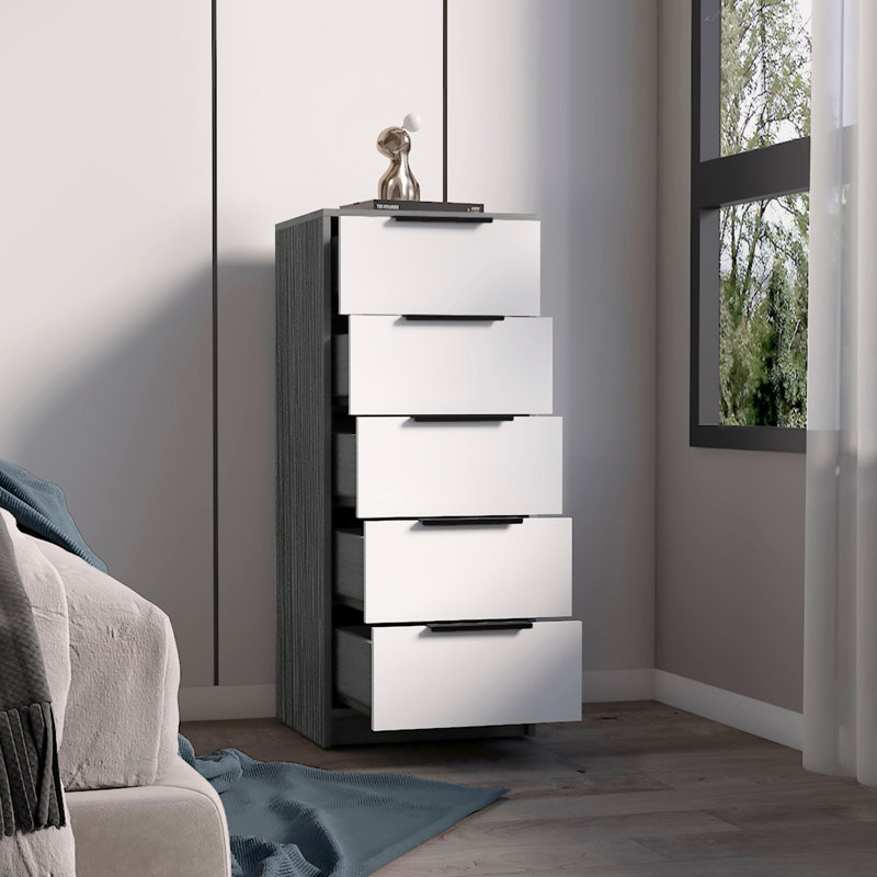 Commode rectangulaire à 5 tiroirs