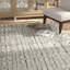 Tapis géométrique en laine touffeté à la main Pimentel-2037813316