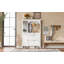 Arbre d'entrée 54,7 po Vibe Haus avec armoire à chaussures, miroir et banc d'entrée, rangement 4 en 1