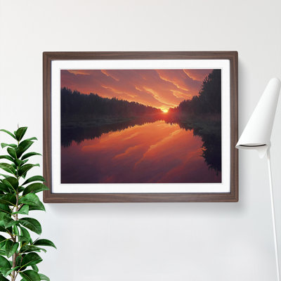 Spring Forest Sunset - Print