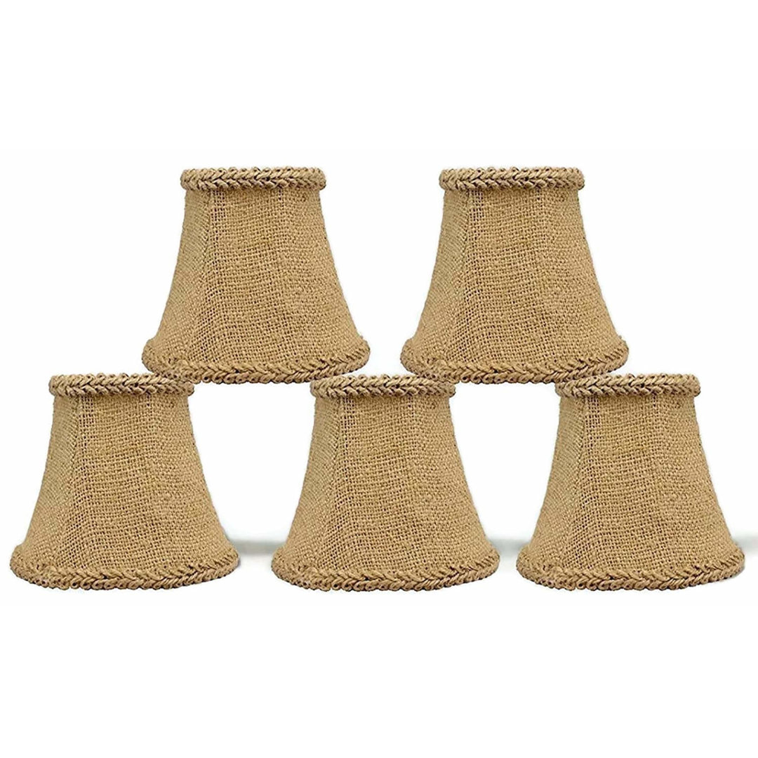 4.5'' H Burlap Bell Lamp Shade (Set of 5) Bay Isle Home™