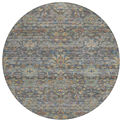 Machine Washable Indoor/Outdoor Chantille ACN2485 Global Rug
