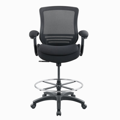 Kathlynn Mesh Drafting Chair by Latitude Run
