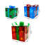 Ensemble de 3 boîtes-cadeaux de Noël illuminées