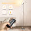 Lampe torchère moderne à DEL 70 po avec télécommande tactile Meekins 