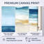 Or bleu Or bleu Ondulations de plage tropicales II - Tableau encadré Vagues côtières-1768210611-1712688205