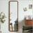 Full Length Mirror with Solid Beech Wood Frame and Walnut Finish